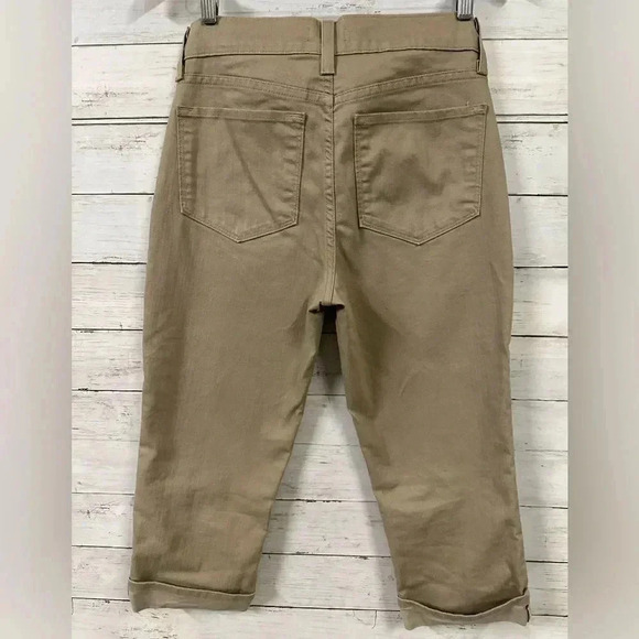 NYDJ Edna Cropped Tan Jeans - Picture 2 of 6